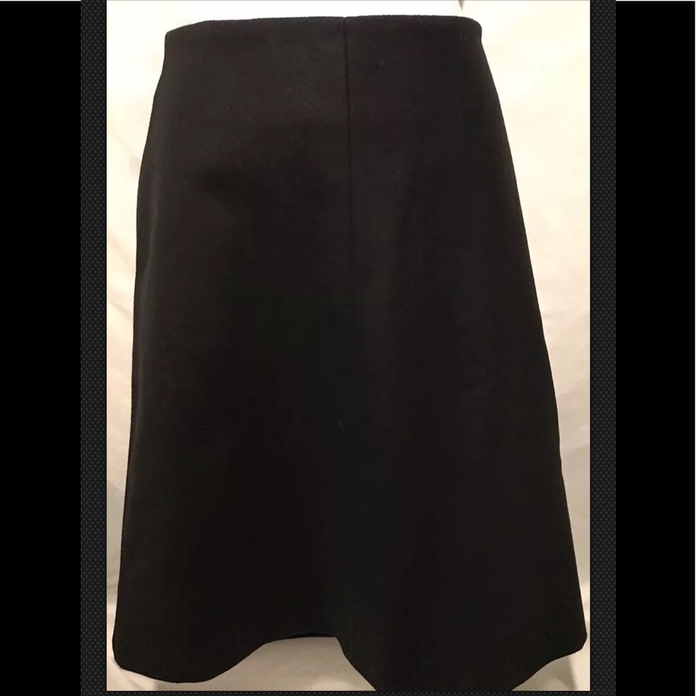 BODEN Black Lined Wool A Line Career Long Knee